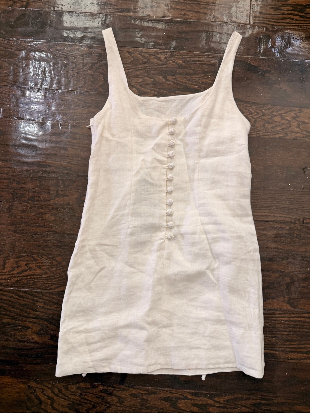 Farm Rio Floral Linen Mini Dress - Picture 8 of 9